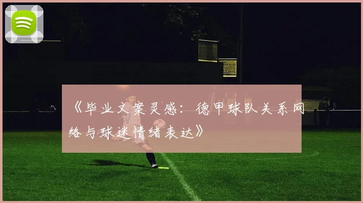 《毕业文案灵感：德甲球队关系网络与球迷情绪表达》